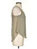 Topshop 100% Polyester Green Sleeveless Blouse Size 4 - photo 4