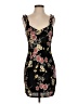 Mind Code Floral Black Cocktail Dress Size M - photo 1