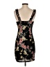 Mind Code Floral Black Cocktail Dress Size M - photo 2
