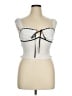Sienna Sky White Sleeveless Blouse Size XL - photo 1