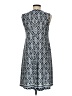 New Directions Paisley Blue Casual Dress Size M - photo 2