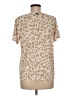 Old Navy Animal Print Tan Short Sleeve Top Size M - photo 2