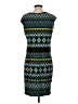 Max and Cleo Print Teal Cocktail Dress Size S - photo 2