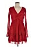 Francesca's 100% Polyester Red Cocktail Dress Size M - photo 1