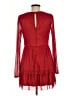 Francesca's 100% Polyester Red Cocktail Dress Size M - photo 2