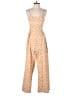 Dizzy Lizzy 100% Polyester Animal Print Orange Jumpsuit Size S (petite) - photo 1