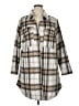 MELLODAY Plaid Gray Coat Size 1X - photo 1