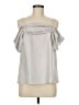 Tibi 100% Polyester Silver Sleeveless Blouse Size 6 - photo 1