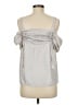 Tibi 100% Polyester Silver Sleeveless Blouse Size 6 - photo 2
