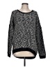 Lucky Lotus Tweed Black Pullover Sweater Size L - photo 1