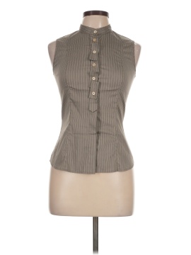 Les Copains Sleeveless Button Down Shirt