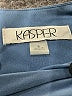 Kasper Solid Blue Cocktail Dress Size 6 - photo 7