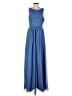 JJ's House 100% Polyester Blue Cocktail Dress Size XL (estimated) - photo 1