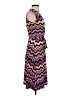 Leota Chevron-herringbone Blue Casual Dress Size S - photo 4