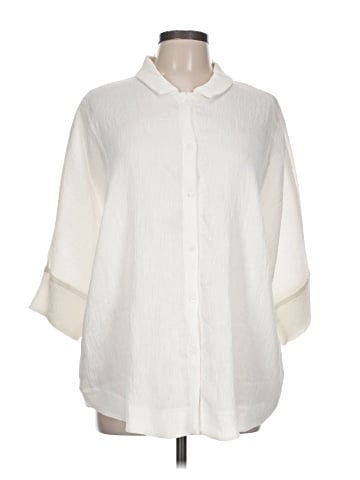 Porto 3/4 Sleeve Button-Down Shirt (view 1)