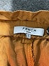 FRNCH 100% Viscose Solid Tan Khaki Shorts Size L - photo 3