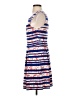 Pixley 100% Polyester Stripes Blue Casual Dress Size S - photo 5