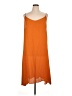H&M 100% Polyester Solid Orange Casual Dress Size XL - photo 1