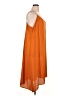 H&M 100% Polyester Solid Orange Casual Dress Size XL - photo 4