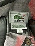 Lacoste Houndstooth Gray Long Sleeve Button-Down Shirt Size 8 - photo 7