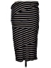 Bailey 44 Stripes Black Tan Casual Skirt Size M - photo 2