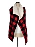 Me Jane 100% Polyester Plaid Red Vest Size XL - photo 1