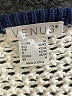 Venus 100% Cotton Color Block Blue Pullover Sweater Size M - photo 7