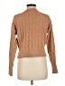 Pink Rose 100% Polyester Tan Cardigan Size M - photo 2