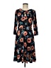 Wisp Print Blue Casual Dress Size 8 - photo 1