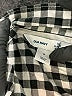 Old Navy 100% Cotton Checkered-gingham Black Long Sleeve Button-Down Shirt Size M - photo 7