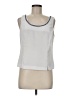 Perceptions 100% Polyester White Sleeveless Blouse Size 8 - photo 1