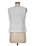Perceptions 100% Polyester White Sleeveless Blouse Size 8 - photo 2