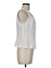 Perceptions 100% Polyester White Sleeveless Blouse Size 8 - photo 4