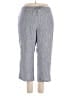 Per Se Chevron-herringbone Gray Linen Pants Size 3X - photo 1