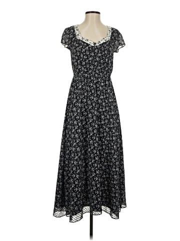 Madewell Print-Mix Sheer-Sleeve Dress in Branch Floral (view 1)