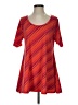 Lularoe Chevron-herringbone Orange Casual Dress Size S - photo 1