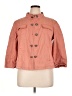 Live A Little 100% Cotton Solid Orange Jacket Size XL - photo 1