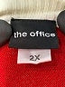 The Office 100% Acrylic Print Red Pullover Sweater Size 2X - photo 7