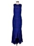 JS Collections Blue Cocktail Dress Size 4 - photo 1