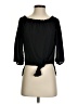 Veronica M. Black 3/4 Sleeve Blouse Size XS - photo 1
