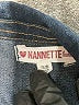 Nannette 100% Cotton Blue Denim Vest Size 7 - 8 - photo 3