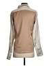 Fifteen Twenty 100% Polyester Color Block Tan Long Sleeve Blouse Size S - photo 2