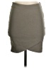 Talula Solid Gray Casual Skirt Size S - photo 1