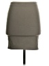 Talula Solid Gray Casual Skirt Size S - photo 2