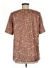 Jodifl 100% Polyester Brown Short Sleeve Blouse Size M - photo 2