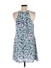 En Creme 100% Polyester Print Blue Casual Dress Size M - photo 2