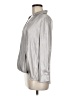 Yoana Baraschi 100% Polyester Metallic Silver Long Sleeve Blouse Size M - photo 5
