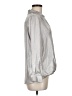 Yoana Baraschi 100% Polyester Metallic Silver Long Sleeve Blouse Size M - photo 4