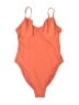 Old Navy Solid Orange One Piece Swimsuit Size S - photo 1