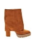 INC International Concepts Brown Ankle Boots Size 9 1/2 - photo 1